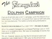 Flamingoland Dolphin Campaign